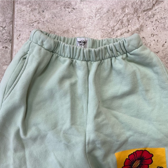 BOYS LIE Sweat Pants “Have nothing nice to say? Get blocked” Mint Green, size S - Picture 5 of 9